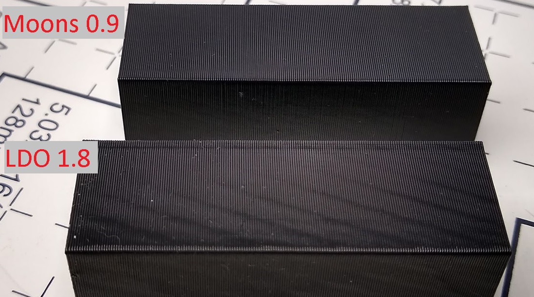 Moire Before and After Motor Swap